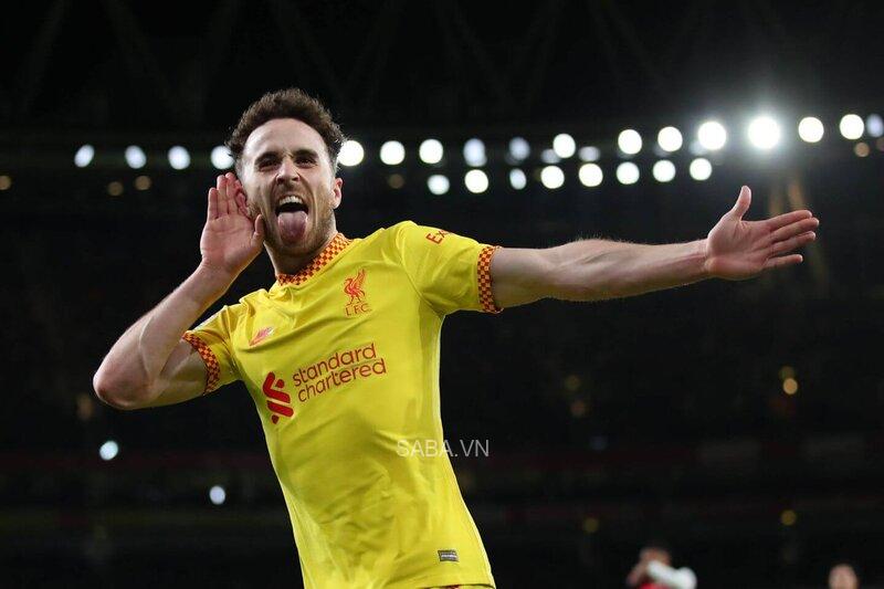 Diogo Jota có ngày thi đấu rực sáng với cú đúp