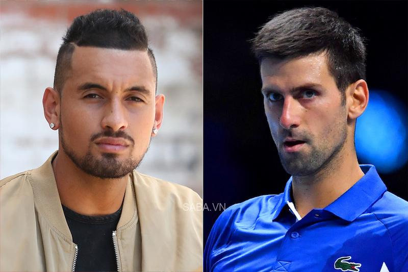 Kyrgios và Nole từng công kích nhau trong quá khứ