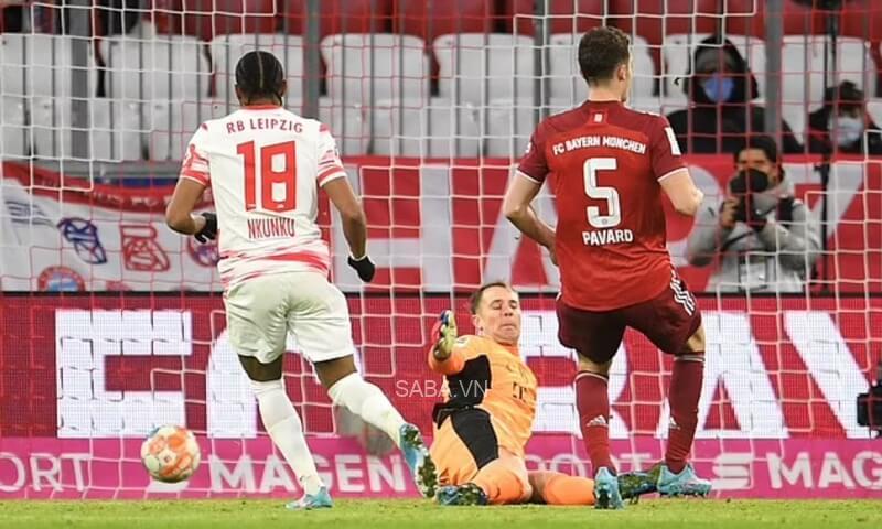 Nkunku lập công trong trận gặp Bayern Munich mới đây
