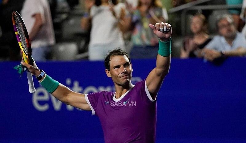 Nadal tỏ ra hài lòng.