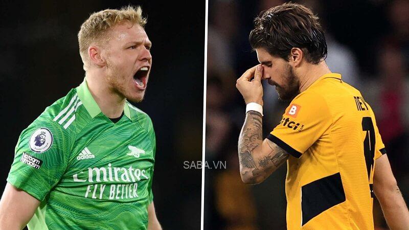 Neves xỏ xiên Arsenal. (Ảnh: Goal)