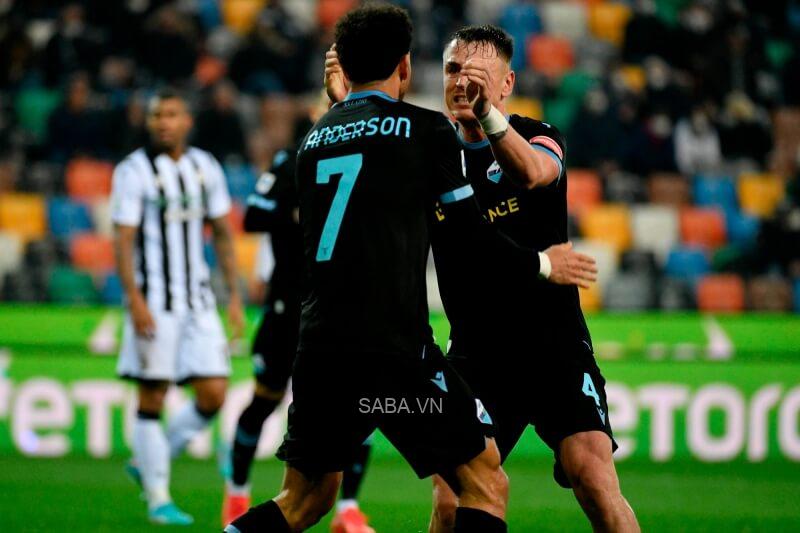 Anderson gỡ hòa 1-1 trong trận gặp Udinese