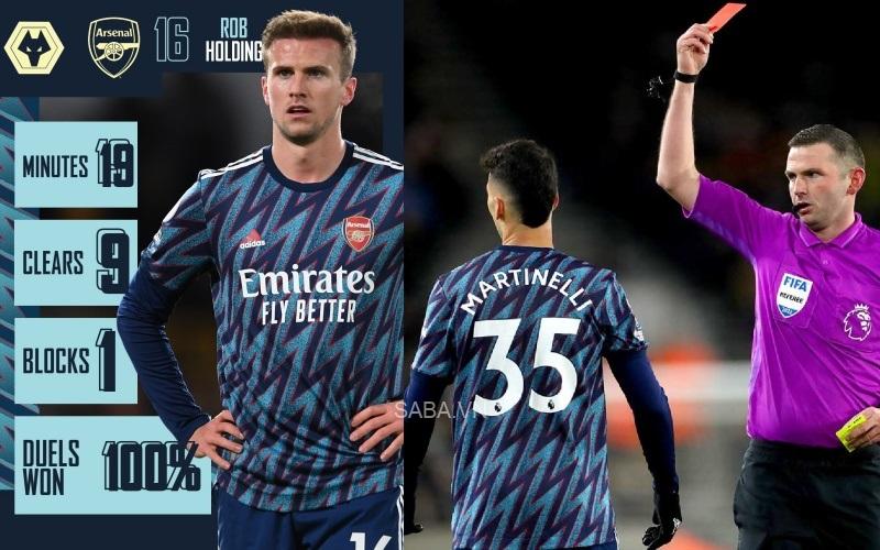 Arteta đã ứng biến hợp lý khi Martinelli bị đuổi khỏi sân