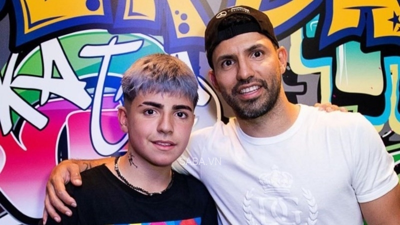 Con trai Aguero tập luyện cùng đội bóng quê nhà, sẵn sàng tiếp bước cha