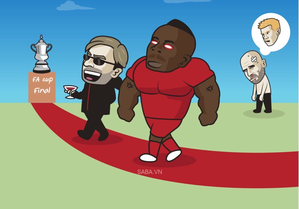 Mane giúp Liverpool đến chung kết FA, còn Pep thì chỉ biết nhớ Bruyne