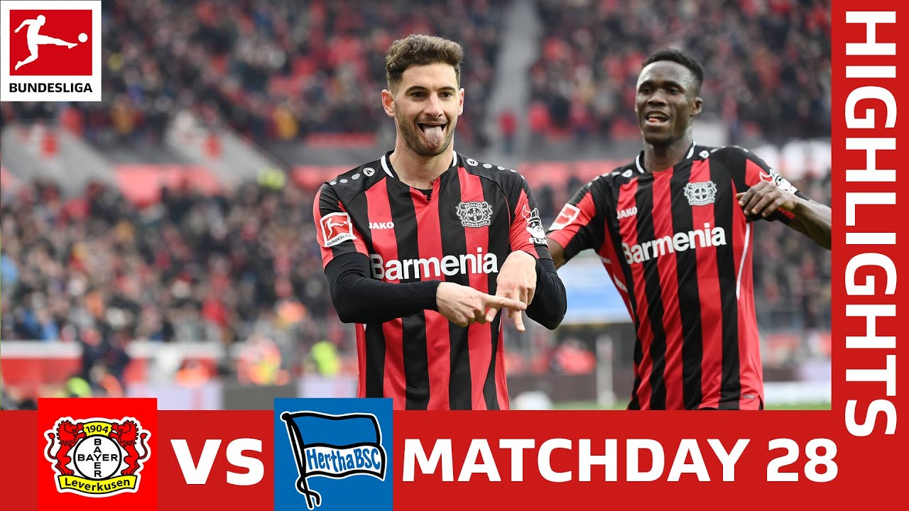 Bayer Leverkusen vs Hertha Berlin - vòng 28 Bundesliga 2021/22