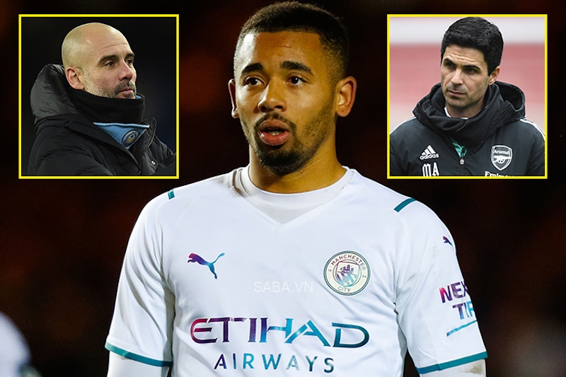 Jesus nằm ngoài kế hoạch của Pep nhưng Arteta thì đang rất cần tiền đạo