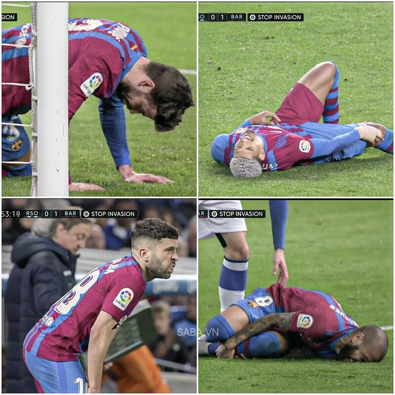 Rất nhiều cầu thủ Barca đã phải nằm sân sau những chấn thương khá nghiêm trọng