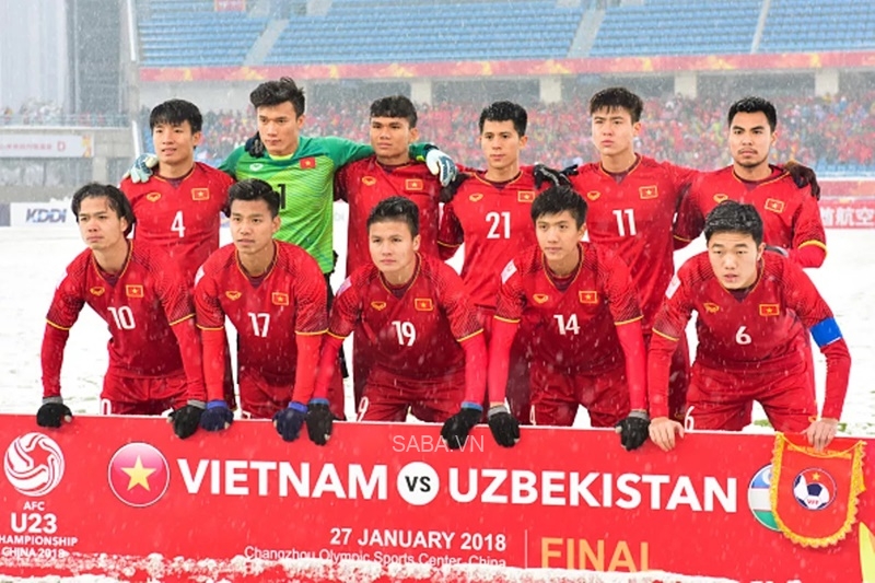 Đội hình U23 Việt Nam đá chung kết U23 Châu Á 2018