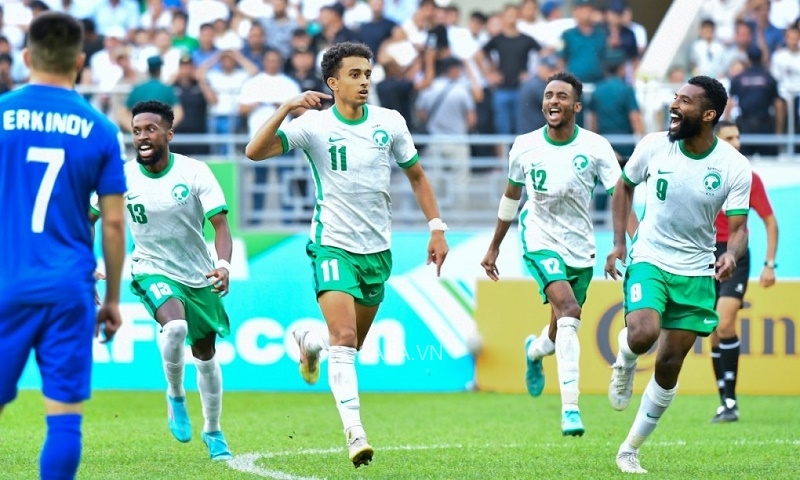 U23 Ả Rập Xê Út thắng thuyết phục U23 Uzbekistan