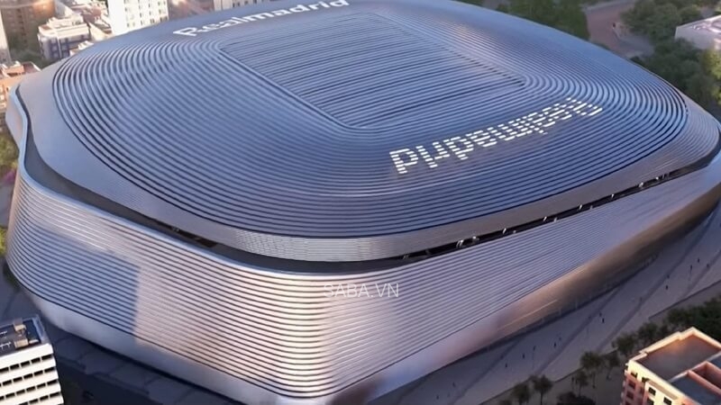 Hình ảnh dự kiến của SVĐ Bernabeu sau khi cải tạo