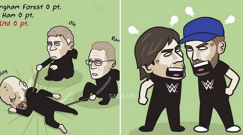 Ảnh chế vòng 2 Ngoại hạng Anh: Man United ‘bầm dập’; Tuchel đấu tay đôi Conte