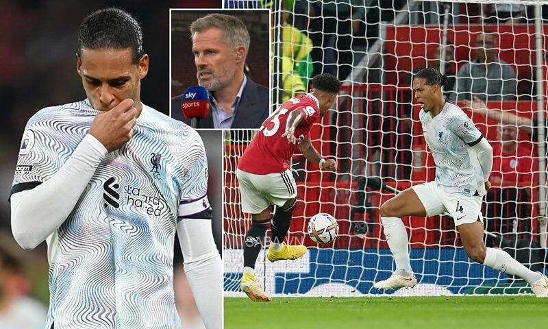 Hết Milner, đến lượt Carragher mắng Van Dijk