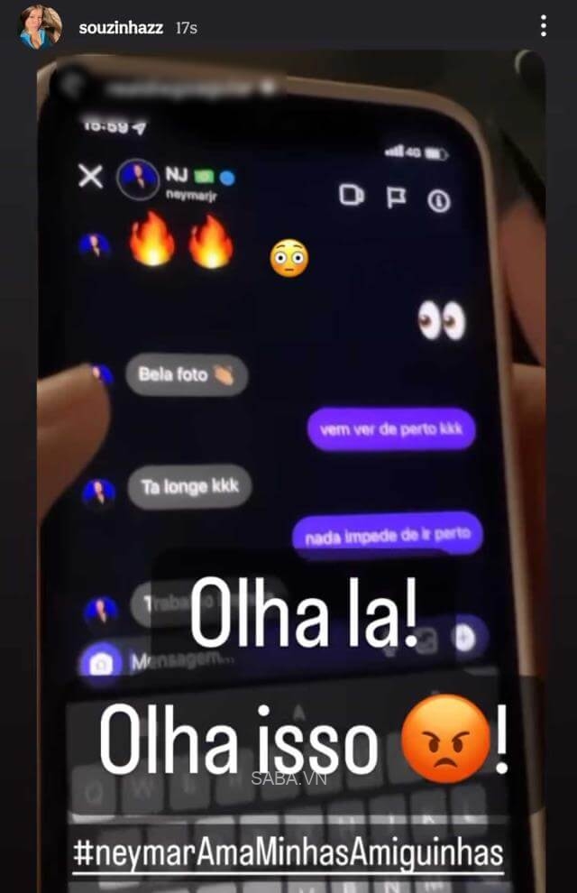 Đoạn tin nhắn giữa đôi bên.