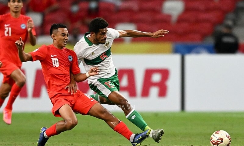 Singapore thua khá đáng tiếc trước Indonesia AFC Cup