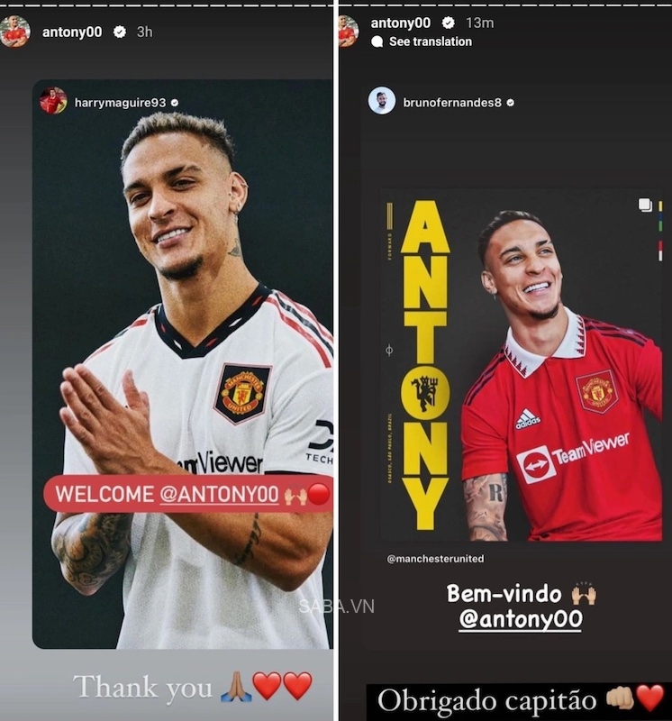 Antony gọi Bruno là đội trưởng thay vì Maguire