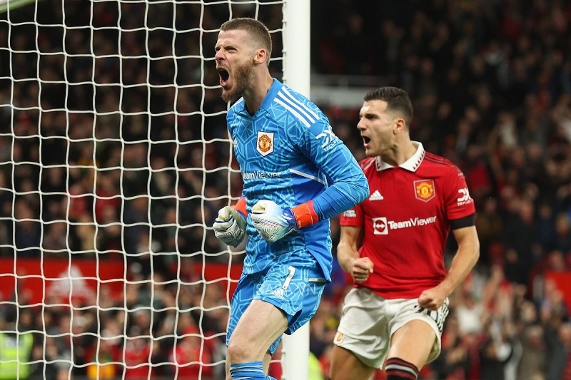 De Gea thi đấu xuất sắc trong hiệp hai