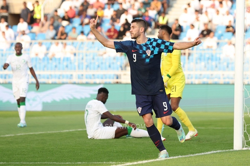 Kramaric là người ghi bàn thắng duy nhất ở trận giao hữu này