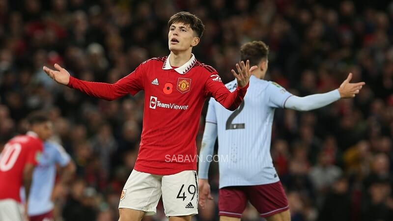 Garnacho hoàn tất cú đúp kiến tạo trước Aston Villa