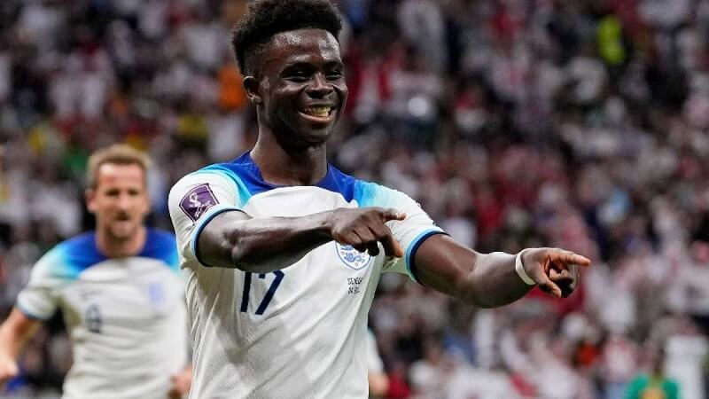 Bukayo Saka có phong độ rất cao tại World Cup