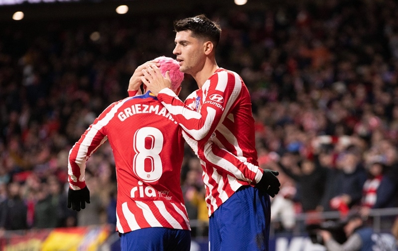 Song sát Morata và Griezmann đưa Atletico đến chiến thắng