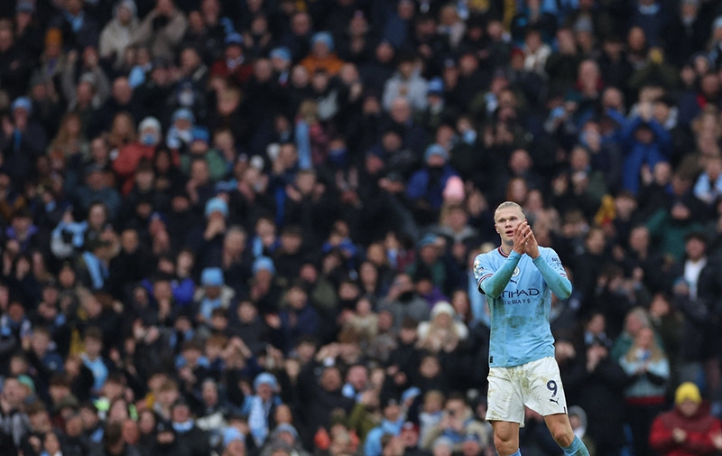 Tiền đạo người Na Uy đã có 4 cú hat-trick trong mùa bóng năm nay