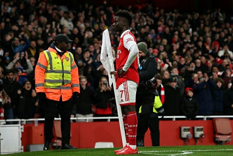 Bukayo Saka đang là báu vật của Arsenal