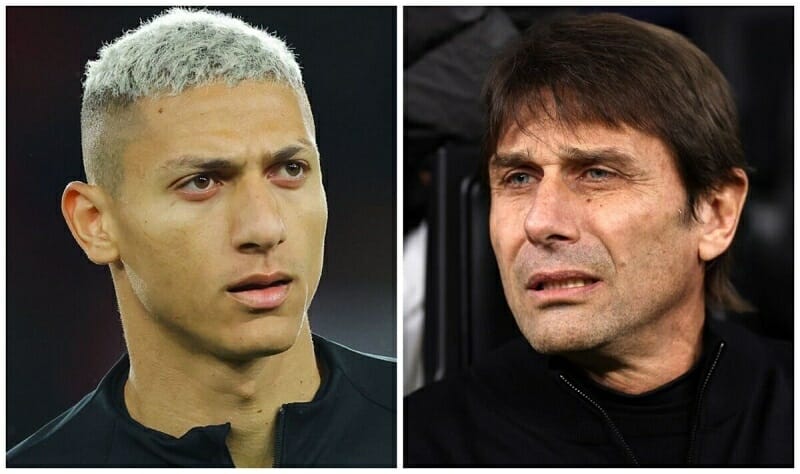 Conte có thể không còn là HLV của Richarlison trong tương lai gần