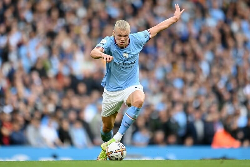 Haaland bị cho là sa sút nhưng vẫn có hiệu suất tốt ngang Rashford kể từ sau World Cup 2022