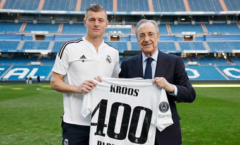 Kroos đã có hơn 400 trận cho Real Madrid
