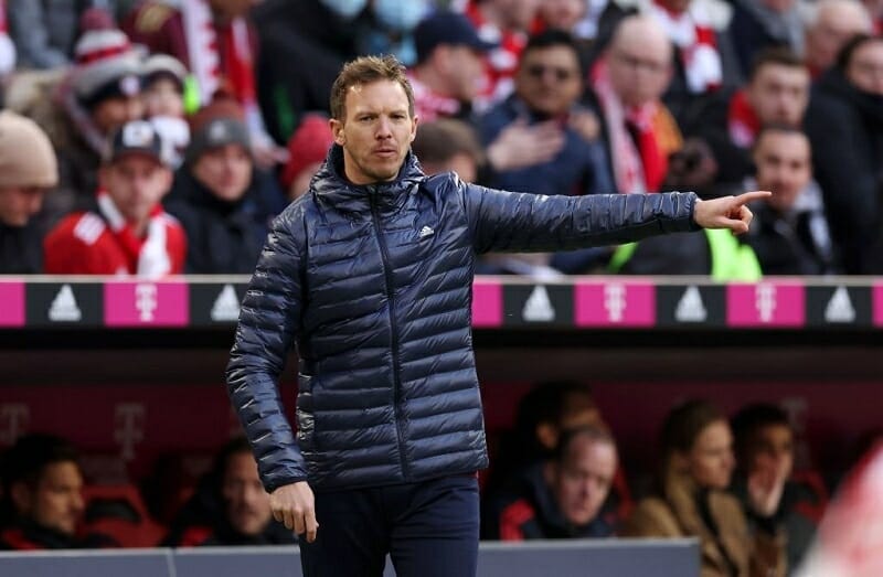 Nagelsmann là một trong những ứng viên cho chiếc ghế nóng tại Stamford Bridge