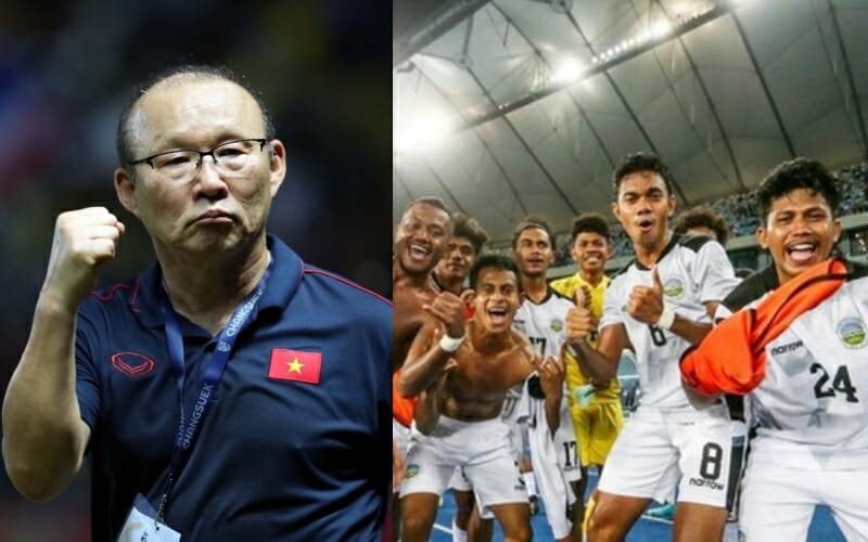 Thầy Park góp công giúp U22 Timor Leste thắng siêu sốc tại SEA Games