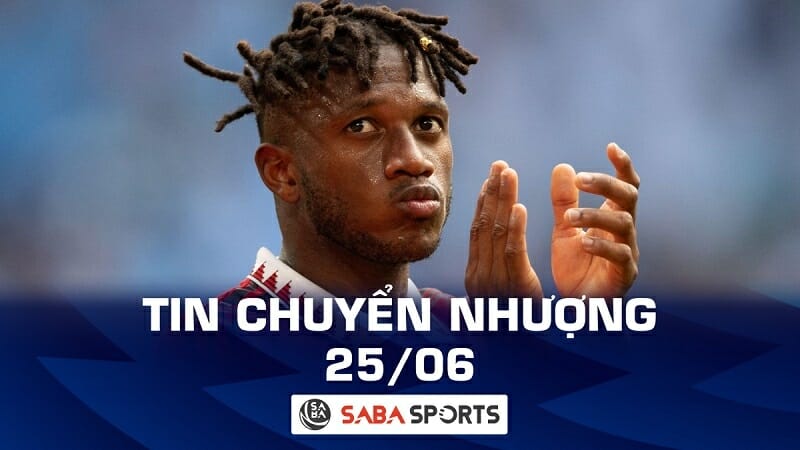 Tin chuyển nhượng bóng đá hôm nay 25/06: ‘Cuộc tình’ giữa Man United và Fred đi đến hồi kết?