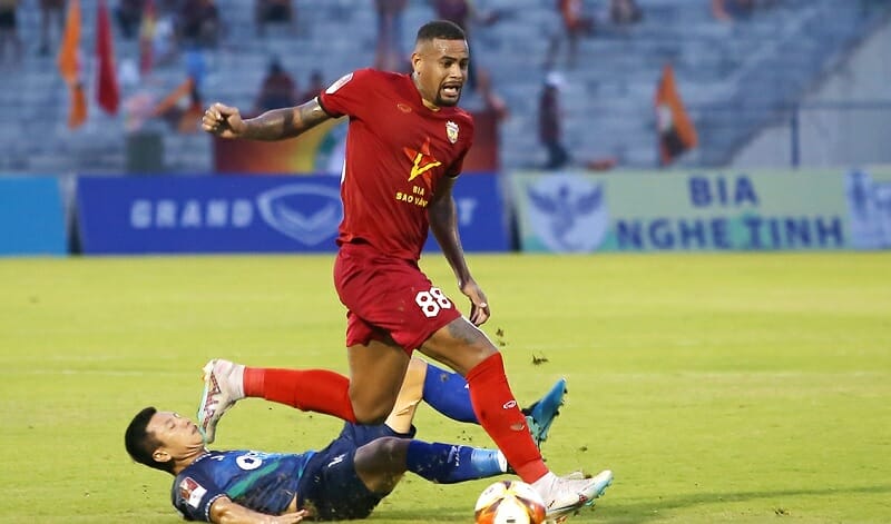 Hà Tĩnh khuất phục Bình Định tại V-League 2023 (Ảnh: Vietnam.vn)