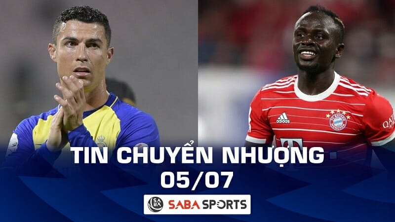 Tin chuyển nhượng bóng đá hôm nay 05/07: Mane gia nhập đội bóng của Ronaldo?