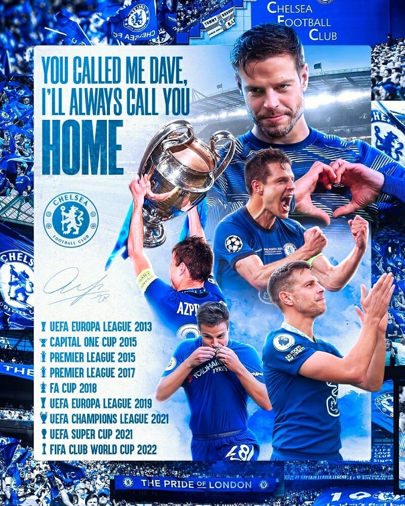 Huyền thoại Chelsea - Cesar Azpilicueta