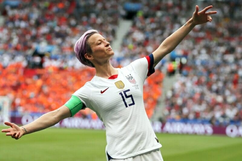 Rapinoe là biểu tượng của bóng đá nữ Mỹ