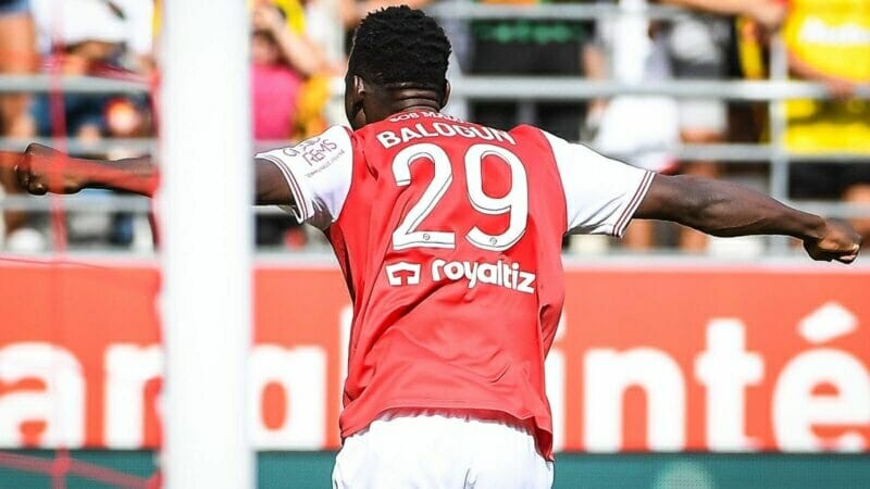 Balogun chơi rất hay tại Pháp năm ngoái