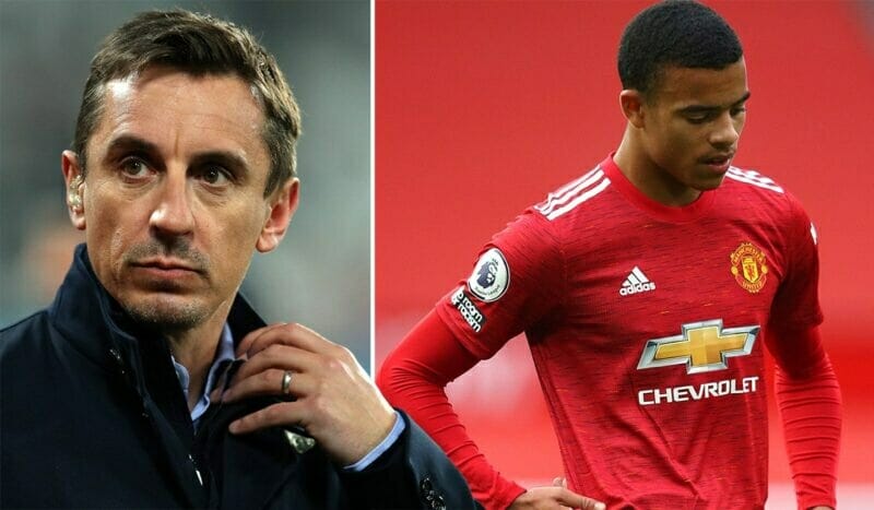 Neville không đồng ý với cách Man United xử lý khủng hoảng Mason Greenwood