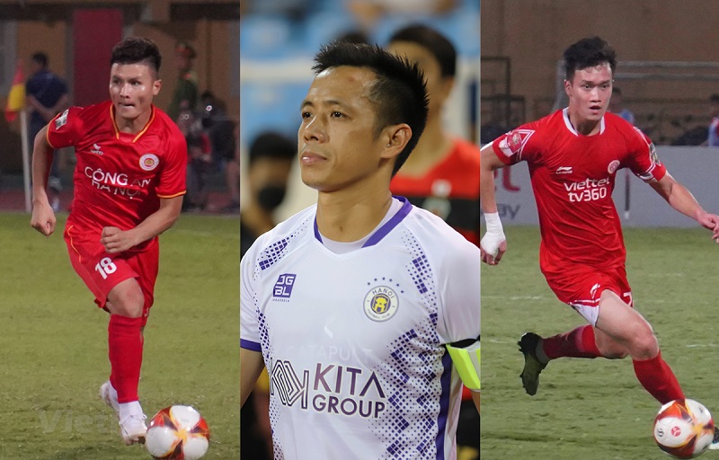 Ba đội về nhất, nhì, ba mùa trước (Ảnh: VietnamPlus)