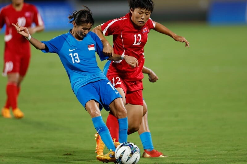 Nữ Triều Tiên (áo đỏ) là thế lực lớn tại châu Á