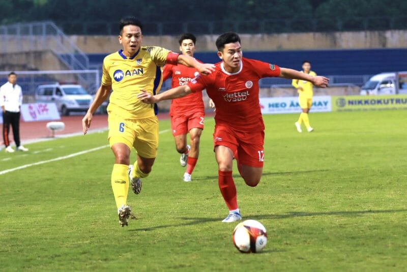 Tuấn Tài trong màu áo Viettel (ảnh: VNN)