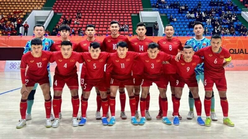 Tuyển Futsal Việt Nam thắng đậm Mông Cổ