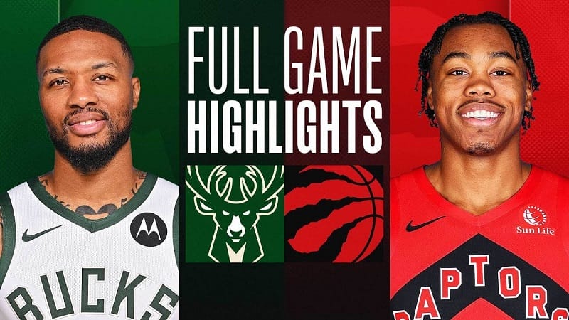 Highlights Raptors vs Bucks, NBA 2023/24