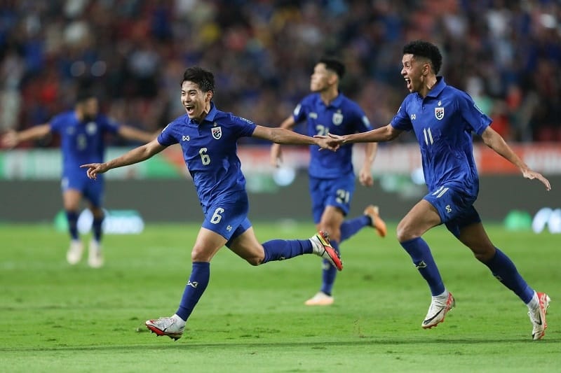 ĐT Thái Lan có bàn mở tỷ số (Ảnh: Getty).
