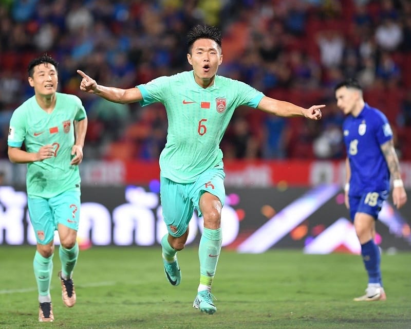 Shangyuan Wang tỏa sáng ở phút 74 (Ảnh: Getty).