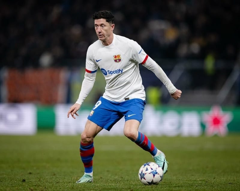 Lewy mới ghi 1 bàn tại Champions League mùa này