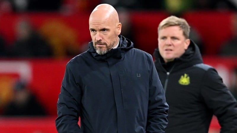 Ten Hag nguy cơ bị sa thải.