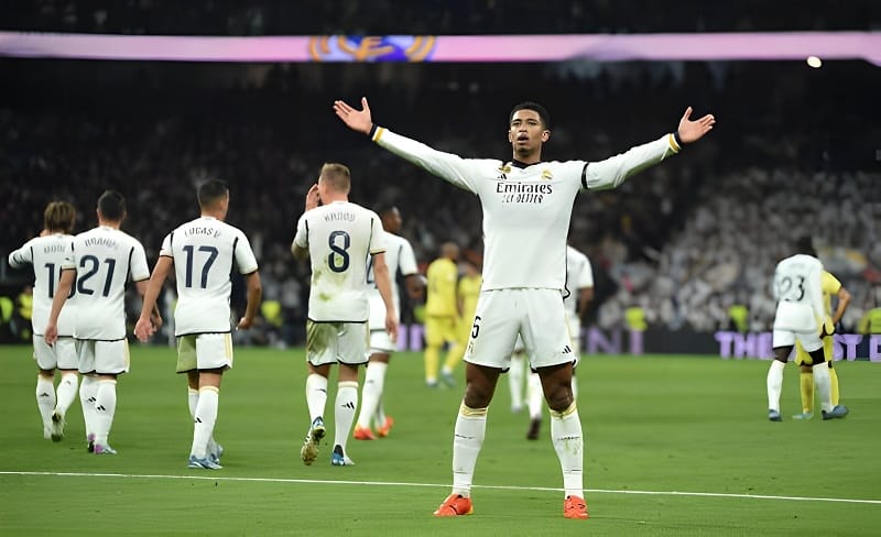 Kết quả bóng đá Real Madrid vs Villarreal: Bellingham lại ghi bàn, Los Blancos thăng hoa