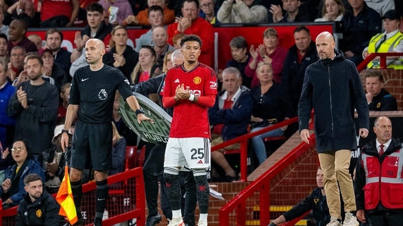 Câu chuyện giữa Sancho và Ten Hag từng tốn rất nhiều giấy mực